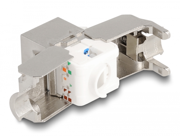 Delock Keystone Modul RJ45 Buchse zu LSA Cat.6A mit LED #2 