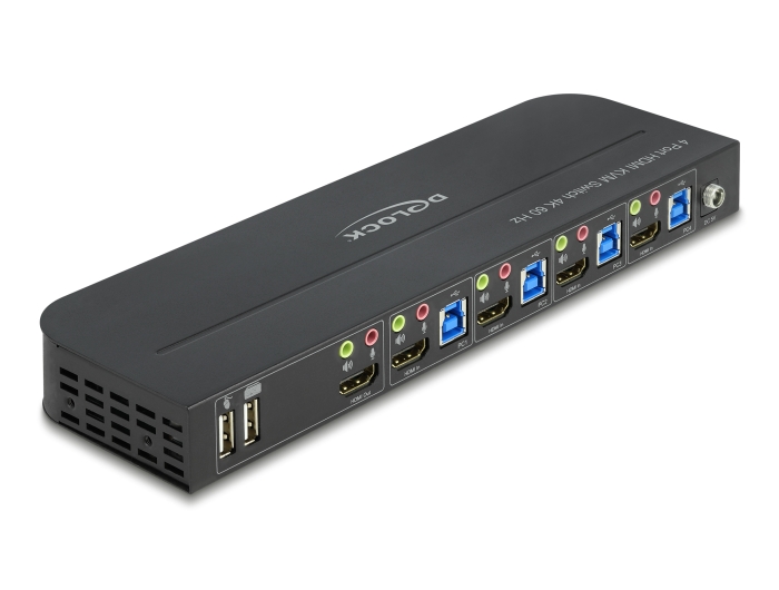 Delock HDMI KVM Switch 4K 60 Hz mit USB 5 Gbps und Audio #3 