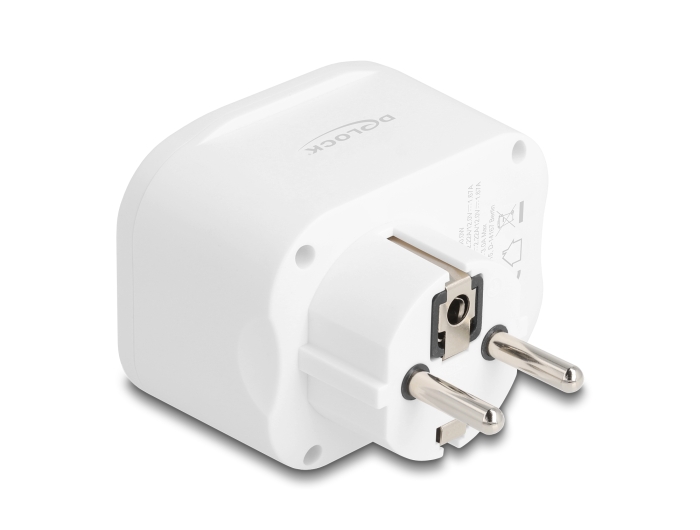 Delock Schutzkontakt-Steckdose mit Kindersicherung und USB PD Ladegerät 20 W #2 