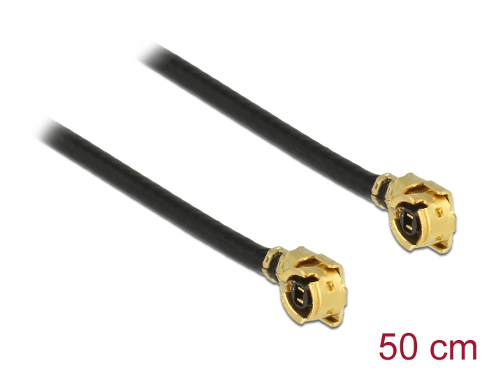 Delock Antennenkabel I-PEX Inc., MHF® I Stecker zu I-PEX Inc., MHF® I Stecker 1,13 50 cm #1 