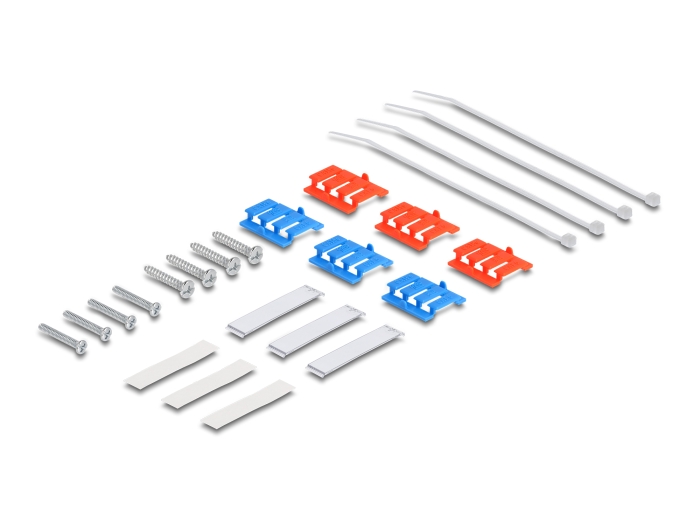 Delock Keystone Leergehäuse 6 Port für Glasfaser und Netzwerk weiß #3 