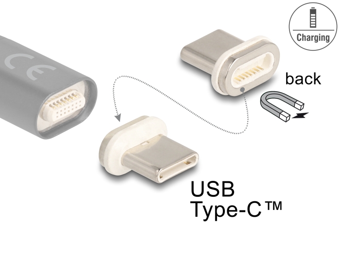 Delock Magnetischer Adapter USB Type-C™ Stecker #1 