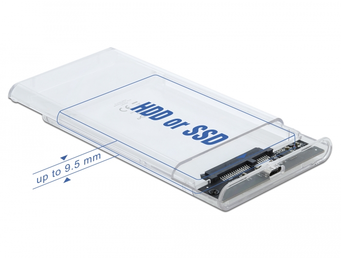 Delock Externes Gehäuse für 2.5″ SATA HDD / SSD mit SuperSpeed USB 10 Gbps (USB 3.1 Gen 2) #3 