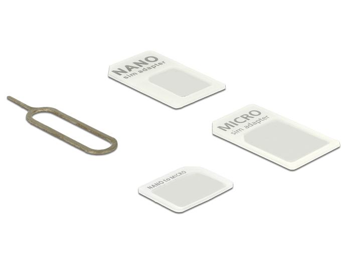 Delock 4 in 1 SIM Karten Adapter Set #3 