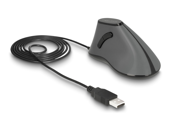 Delock Ergonomische optische 5-Tasten vertikal USB Maus #2 
