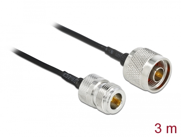 Delock Antennenkabel N Stecker zu N Buchse LMR/CFD100 3 m low loss #1 