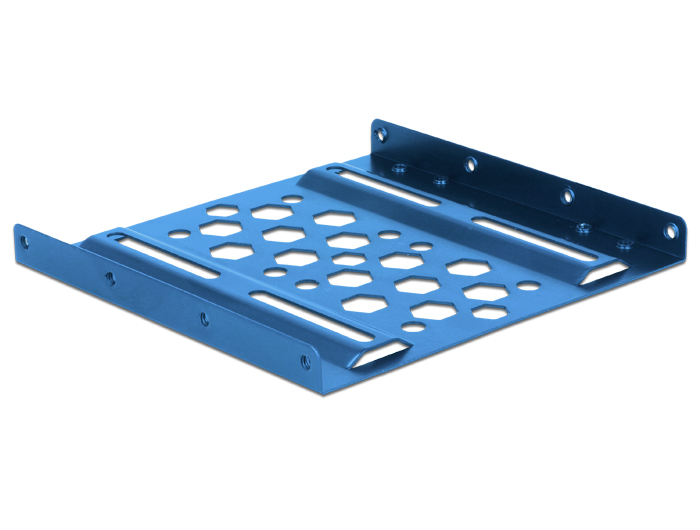 Delock Aluminium Einbaurahmen 2.5″ zu 3.5″ blau #1 