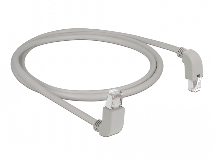 Delock Netzwerkkabel RJ45 Cat.6 S/FTP oben / unten gewinkelt 1 m #3 