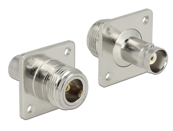 Delock Adapter N Buchse > BNC Buchse zum Einbau #1 