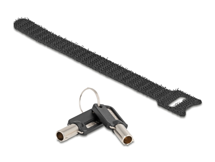 Navilock Laptop Schloss mit Schlüssel für Standard Kensington Slot - kurzer Verriegelungskopf #3 