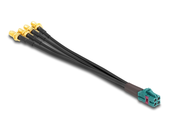 Delock Kabel Mini FAKRA Z Buchse quad zu 4 x SMA Buchse B-Typ #2 