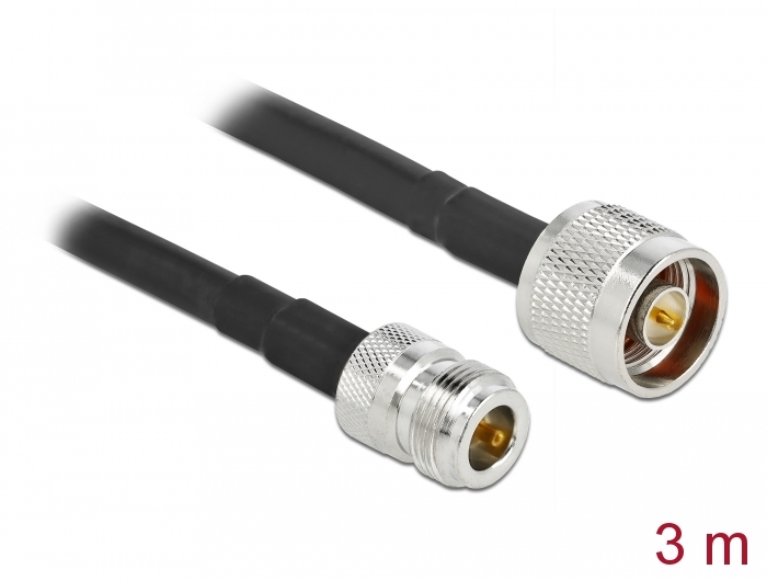 Delock Antennenkabel N Stecker zu N Buchse LMR/CFD300 3 m low loss #1 