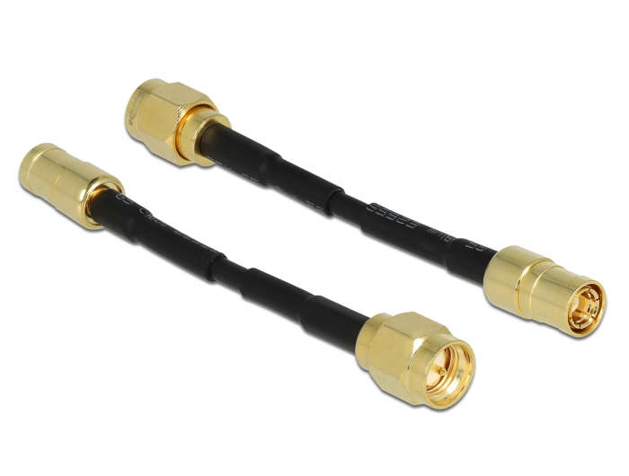 Delock Antennenkabel SMA Stecker > SMB Stecker 70 mm #2 