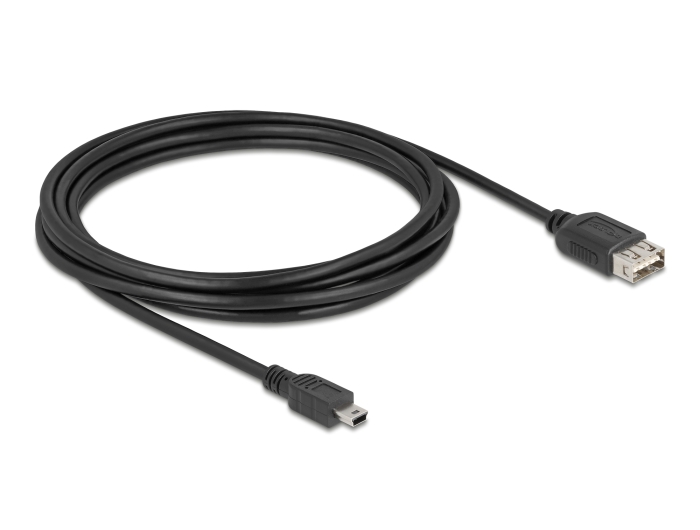 Delock USB 2.0 Kabel USB Typ Mini-B Stecker zu EASY USB Typ-A Buchse 3 m #2 