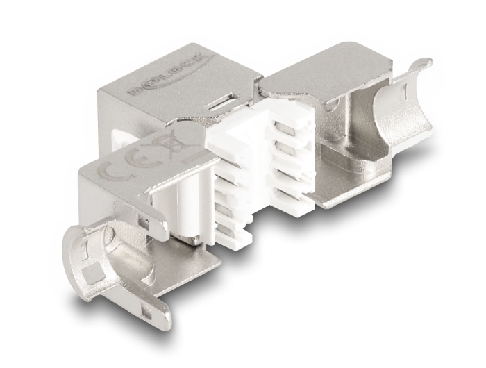 Delock Keystone Modul RJ45 Buchse zu LSA Cat.6A Slim werkzeugfrei #2 