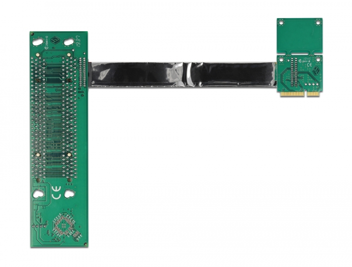 Delock Riser Karte Mini PCI Express > 2 x PCI mit flexiblem Kabel 13 cm links gerichtet #4 