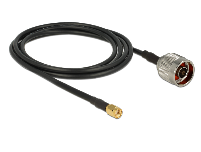 Delock Antennenkabel N Stecker > RP-SMA Stecker CFD200 2,0 m low loss #2 