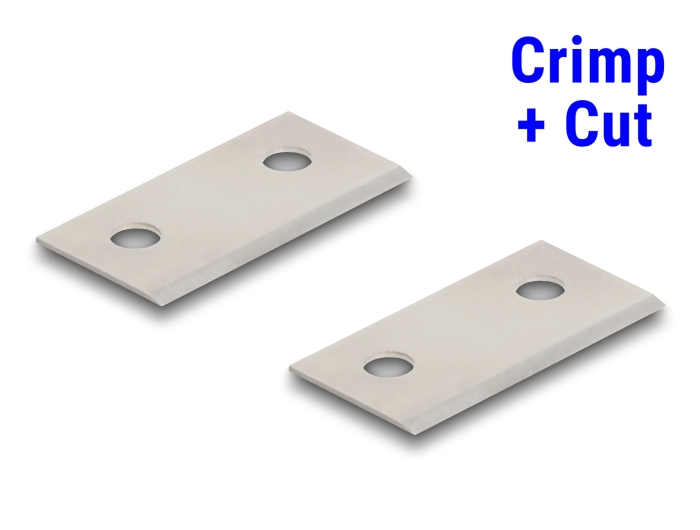 RJ45 Crimp+Cut Klingen Set 2 Stück für Delock 86450 #1 