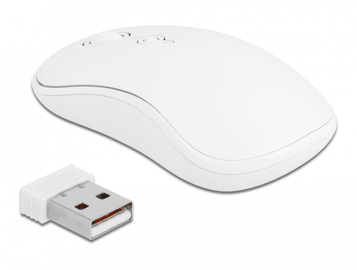 Delock USB Tastatur und Maus Set 2,4 GHz kabellos weiß #2 