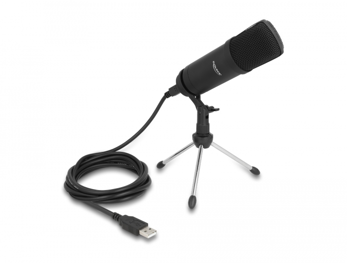 Delock Professionelles USB Kondensator Mikrofon 24 Bit / 192 kHz für PC und Notebook #2 