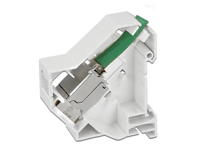 Delock Keystone Halterung für Hutschienen 180° #3 