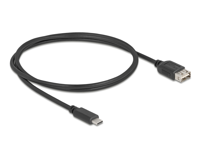 Delock USB 2.0 Kabel USB Type-C™ Stecker zu EASY USB Typ-A Buchse 1 m #2 