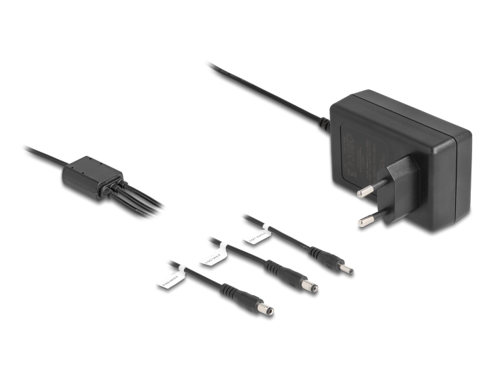Delock Externes Netzteil 12,0 V / 3,0 A / 36,0 W DC 3,5 x 1,35 mm, DC 5,5 x 2,1 mm, DC 5,5 x 2,5 mm #2 