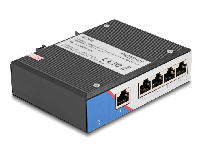 Delock Industrie Gigabit Ethernet Switch 5 Port RJ45 für Hutschiene #2 