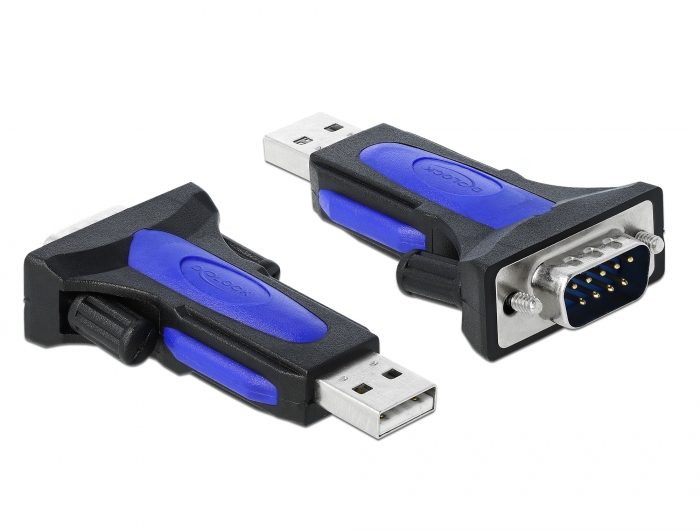Delock Adapter USB 2.0 Typ-A zu 1 x Seriell RS-485 DB9 #2 