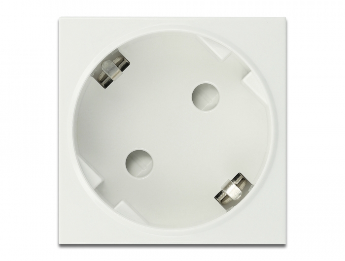 Delock Easy 45 Schutzkontakt-Steckdose 45°-Anordnung erweiterbar 45 x 45 mm #2 