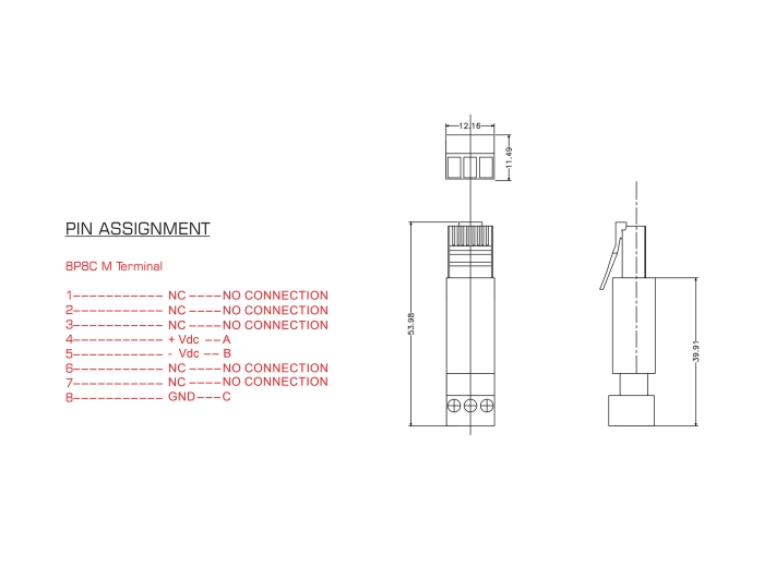 Delock RJ45 Stecker zu Terminalblock Adapter 3 Pin 2-teilig #3 
