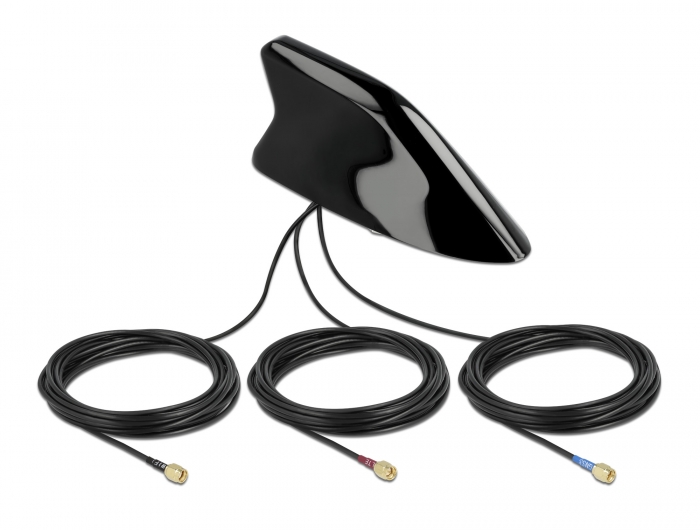 Delock Shark Fin Antenne mit LTE + WLAN + GNSS Multiband #1 