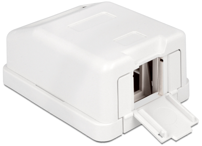 Delock Keystone Leergehäuse 1 Port mit Staubschutz #3 