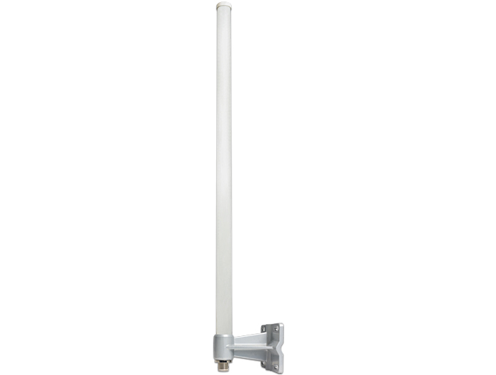 Delock WLAN 802.11 b/g/n Antenne N Buchse 8 dBI omnidirektional starr grau outdoor #2 