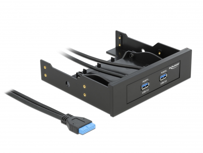 Delock USB 5 Gbps Front Panel 2 Port mit interner 19 Pin USB 5 Gbps Pfostenbuchse #3 