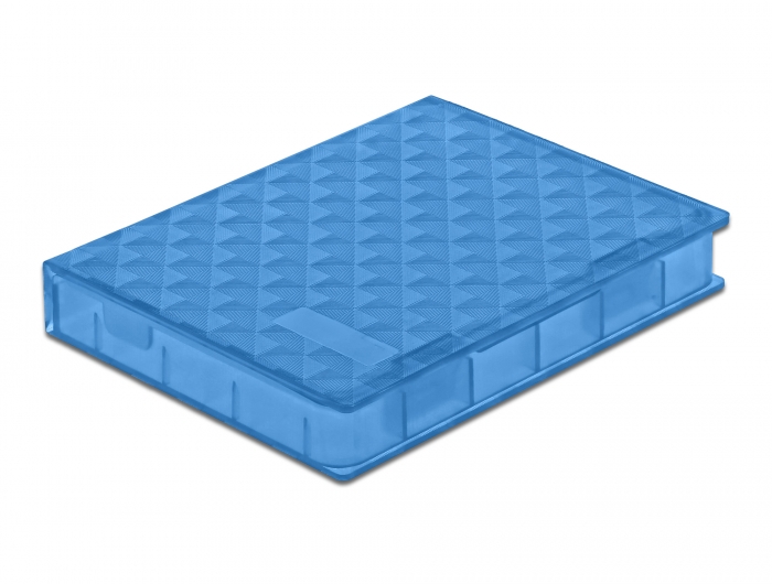 Delock Schutzbox für 2.5″ HDD / SSD blau #1 