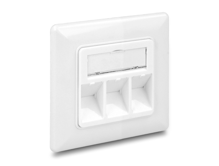 Delock Keystone Anschlussdose 3 Port kompakt #4 