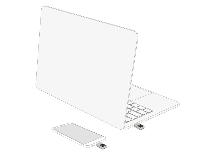 Delock Mini USB 5 Gbps USB-C™ Speicherstick 256 GB - Metallgehäuse #3 