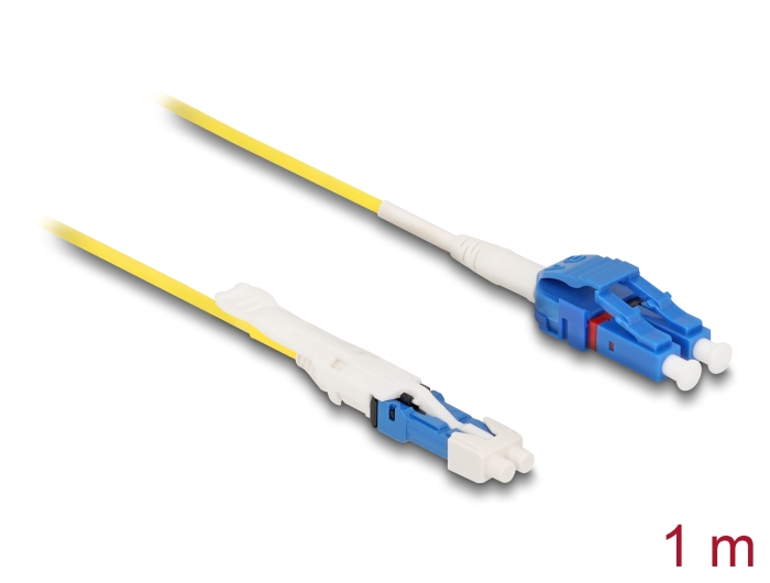 Delock LWL Kabel CS Stecker zu LC Duplex UPC Singlemode G657A2 / OS2 Uniboot 1 m #1 