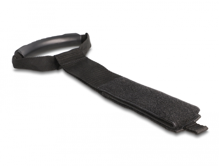 Delock Tragegurt mit Klettverschluss L 560 x B 50 mm schwarz 2 Stück #2 