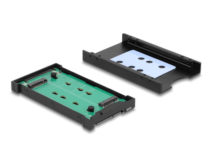 Delock Konverter M.2 Key M NVMe SSD zu U.2 oder M.2 Key B SATA SSD zu SATA - werkzeugfrei #3 