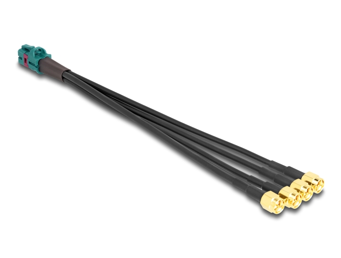 Delock Kabel Mini FAKRA Z Buchse quad zu 4 x SMA Stecker B-Typ Premium #3 
