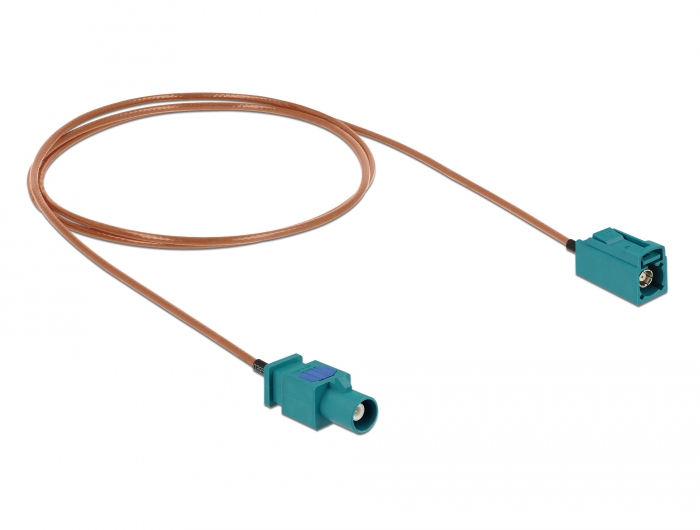 Delock Antennenkabel FAKRA Z Stecker > FAKRA Z Buchse RG-316 0,5 m #2 
