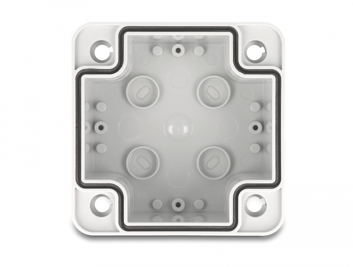 Delock Installationsgehäuse IP65 wasserdicht 96 x 96 x 60 mm grau #4 