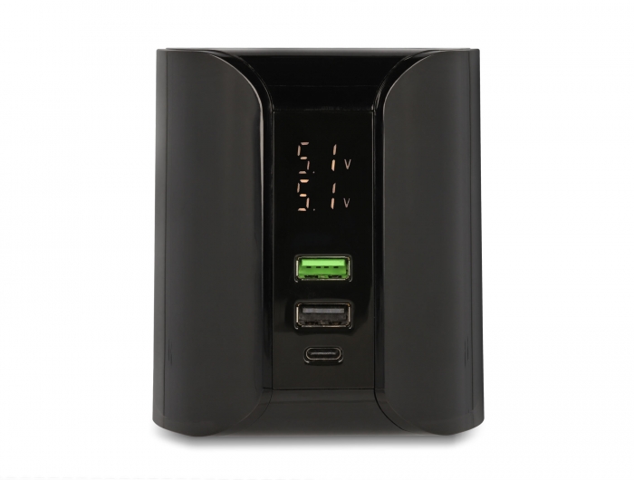 Delock USB und kabelloses Ladegerät 1 x USB Type-C™ PD + 2 x USB Typ-A mit 58 W #7 
