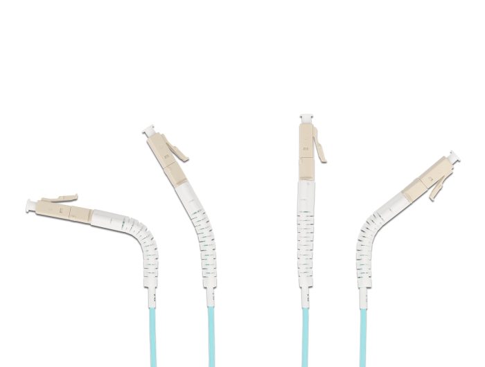 Delock LWL Kabel LC Duplex zu LC Duplex Multimode OM3 winkelbar 3 m #3 