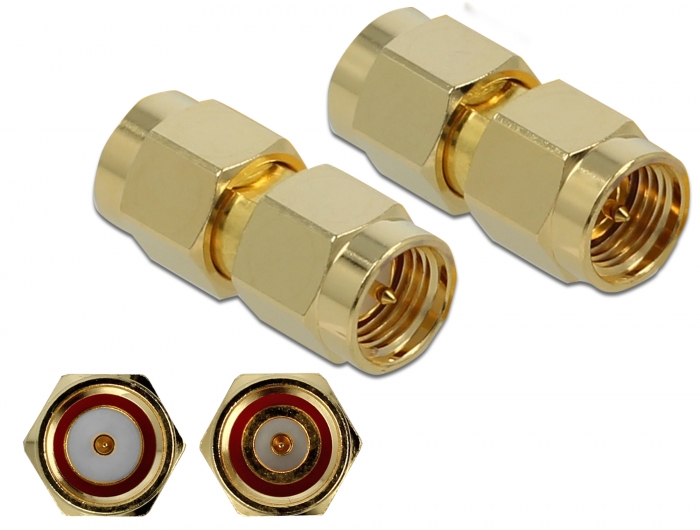 Delock Adapter SMA Stecker zu SMA Stecker 10 GHz #1 
