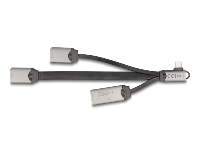 Delock 2 Port USB Hub inklusive SD und Micro SD Card Reader mit USB Type-C™ Anschluss #4 