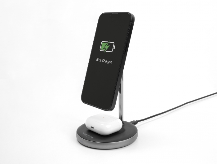 Delock Wireless Charger 2 in 1 mit 5 W / 7,5 W / 10 W / 15 W - Qi #4 