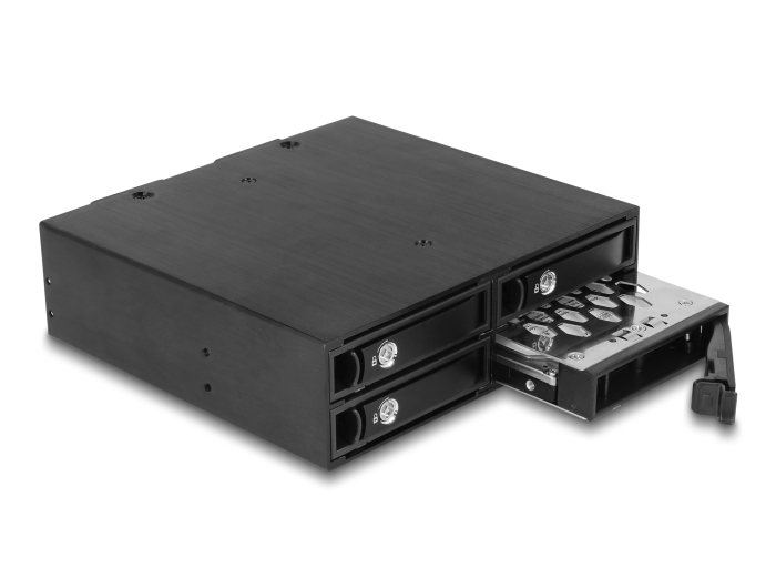 Delock 5.25″ Wechselrahmen für 4 x 2.5″ SATA / SAS HDD / SSD 12 Gb/s #2 